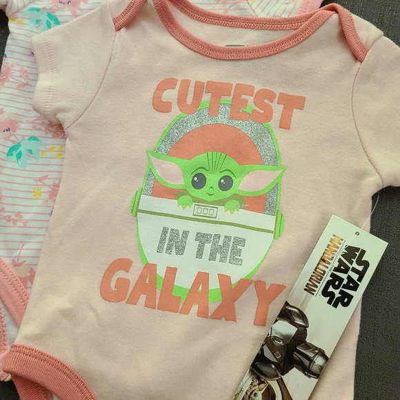 New 6-9 Months StarWars Onsie Bundle - Picture 2 of 3